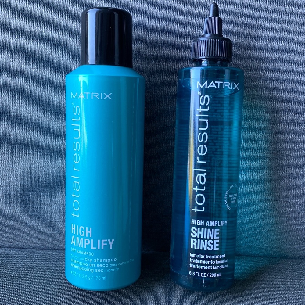Matrix Total Results High Amplify and Shine Rinse. NEW/UNUSED, 4oz and 6.8 oz.